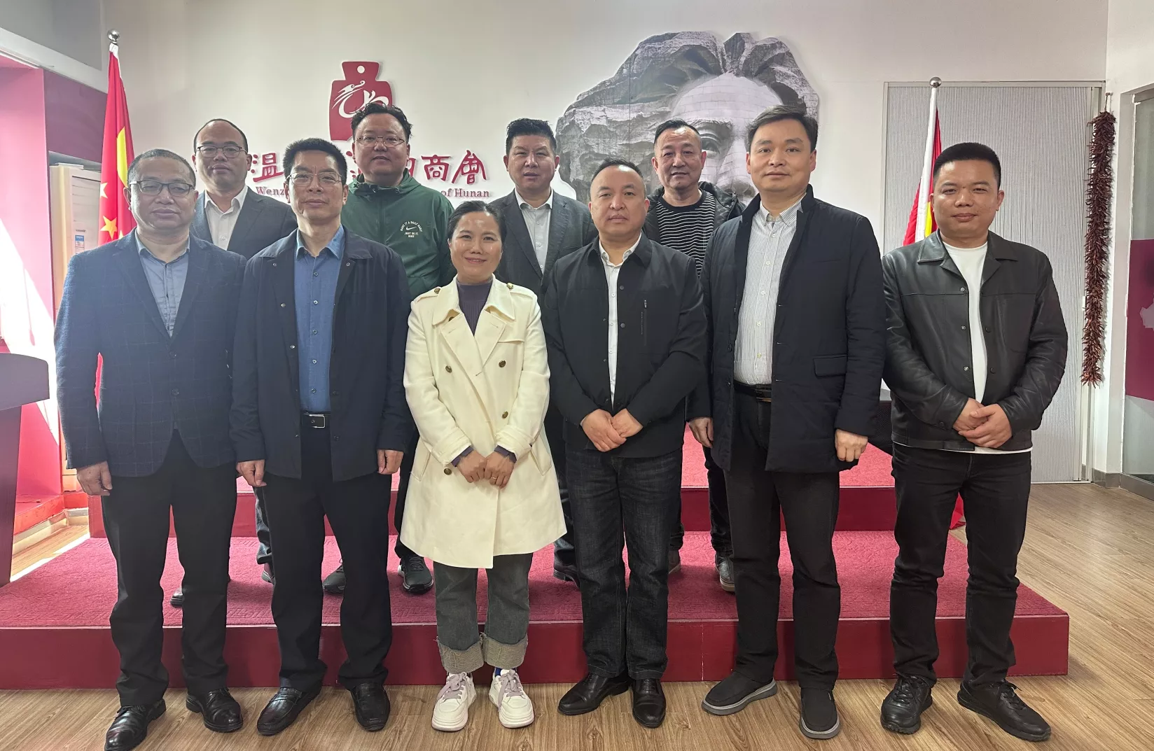 常德桃源县政协副主席李廷芬 率队来访我会考察指导工作